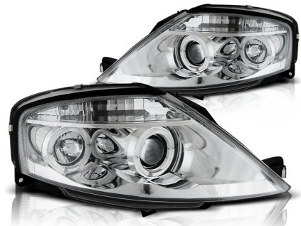 Přední světla CITROEN C3 03.02-09 ANGEL EYES CHROMOVÉ