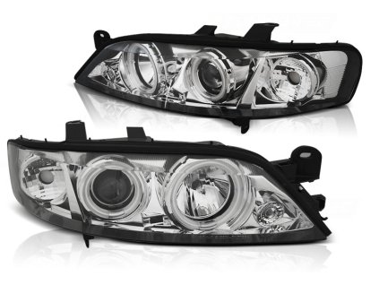 Přední světla OPEL VECTRA B 99-03.02 ANGEL EYES CCFL chromové