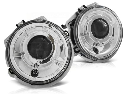 Přední světla MERCEDES W461,W463 G-KLASA 92-06 chromové