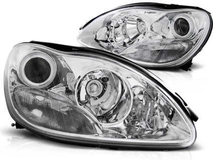 Přední světla MERCEDES W220 S-KLASA 09.98-05.05 chromové