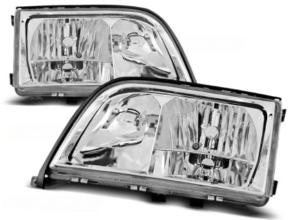 Přední světla MERCEDES W140 S-KLASA 03.91-10.98 chromové