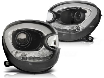 Přední světla BMW MINI (COOPER) R60 COUNTRYMAN 10-14 TUBE LIGHT černé