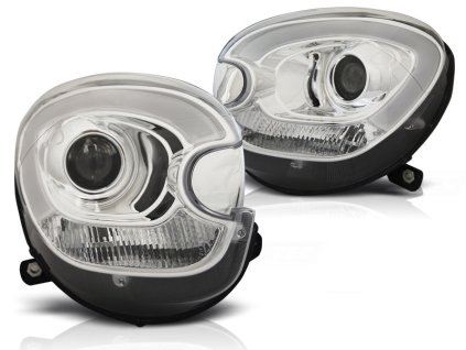 Přední světla BMW MINI (COOPER) R60 COUNTRYMAN 10-14 TUBE LIGHT chromové