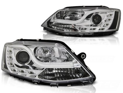 Přední světla VW JETTA VI 1.11- TUBE LIGHT TRU DRL chromové