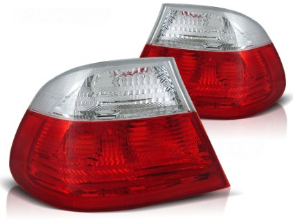 Zadní světla BMW E46 04.99-03.03 COUPE červeno-bílé