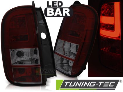 Zadní světla DACIA DUSTER 04.2010-, LED BAR červeno-kouřové