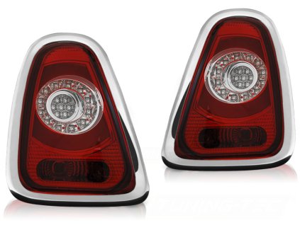 Zadní světla MINI COOPER R56,R57 2010-2014 červeno-bílé LED BAR