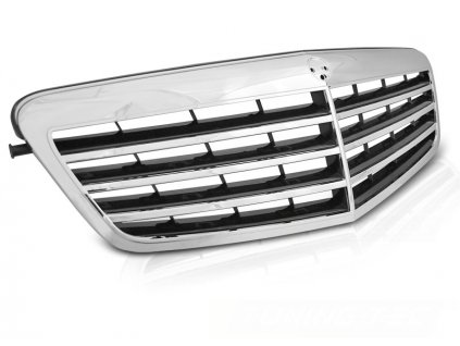 Přední sportovní maska Mercedes-Benz W212 2009-2013 chromová