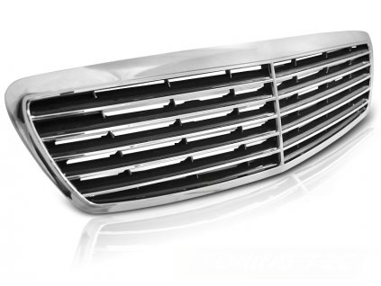 Přední sportovní maska Mercedes-Benz W211 2002-2006 avantgarde chromová