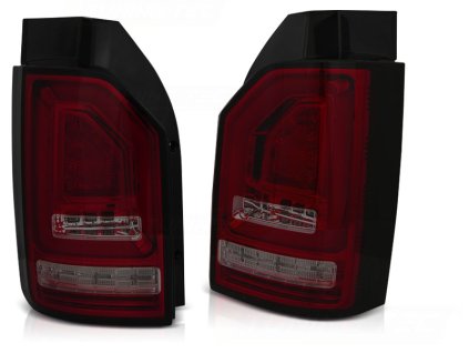 Zadní světla LED BAR SEQ VW T6 2015- červená/kouřová (LED)