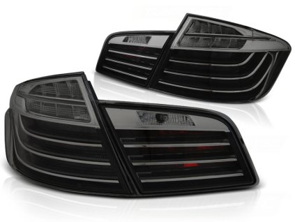 Zadní světla LED LightBar BMW 5 F10 sedan 2010-2013 černá/kouřová LCI look