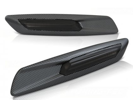 Boční blinkry Tuning Tec LED E60 / E61 2004 - 2010 style carbon