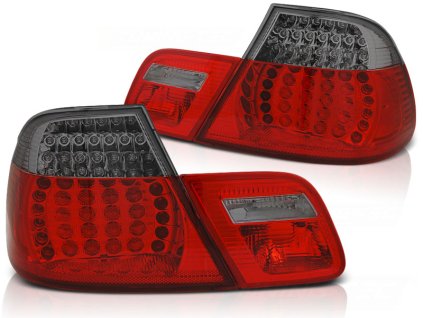 Zadní světla BMW E46 coupe, 1999-2003 červená, kouřová s led dynamickým blinkrem