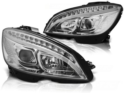 MERCEDES W204 07-10 CHROME TUBE LIGHT H7 SEQ INDICATOR