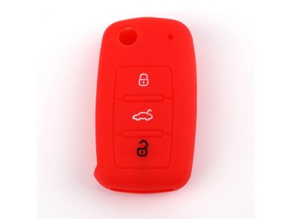 Silicone Car Key Case Cover Flip Remote Key Cover Case Fob for VW POLO