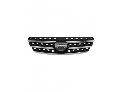 Přední sportovní maska Mercedes-Benz W163 98-05 AMG look černo/stříbrná