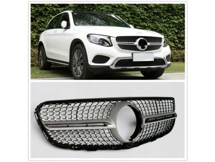 Přední maska MERCEDES GLC W253 2015-2019 DIAMOND bez kamery