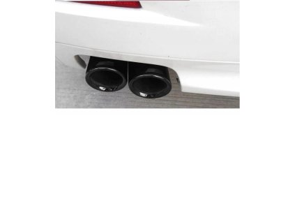 Koncovky výfuku BMW černý chrom 70mm