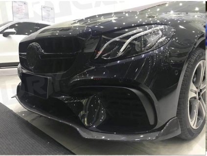 Spoiler pod přední nárazník Mercedes E-Class W213 2016-2019 CARBON