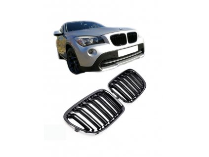 Přední maska BMW X1 E84 2009-2015 ČERNÝ LESK