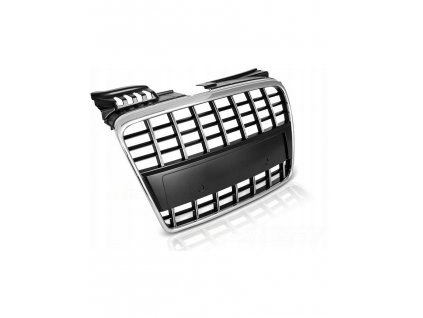 grill atrapa sport chrome do audi a4 b7 04 08