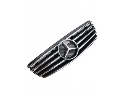 Přední maska Mercedes W211 2002-2006 černá chromová