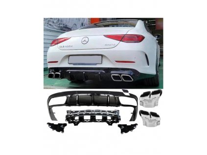 dyfuzor mercedes x257 c257 cls chrome 63 amg desig