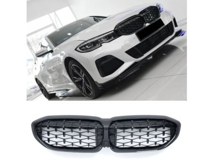 Přední maska BMW G20 G21 2019-2022 Diamant černá lesklá