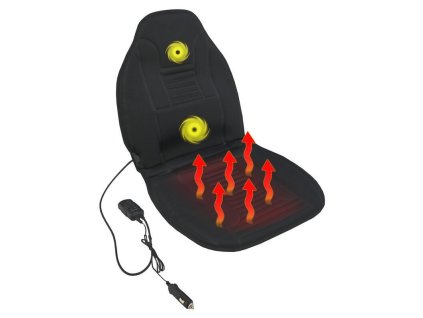 Potah sedadla vyhřívaný s masáži 12V TWIN
