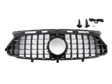 Přední maska Mercedes H247 GLA AMG-Line od- 07/2023 Facelift černá lesklá