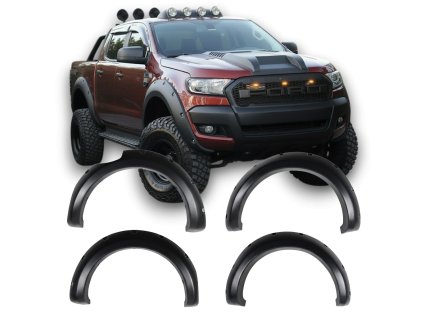 Rozšiřující lemy blatníků pro Ford Ranger T6 + T7 + T8 (2012-2022)