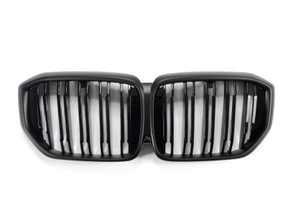 Sportovní maska ​​s dvojitou lamelou, lesklá/matná černá, pro BMW X5 G05 LCI od 04/2023