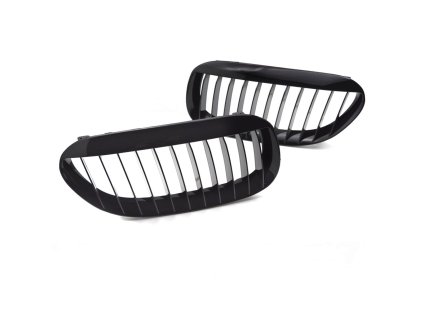 Přední maska BMW ŘADA 6 E63 / E64 (2002–2010) - lesklá černá