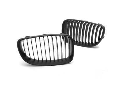 Přední maska BMW Série 1 E81 / E82 / E87 / E88 (2007–2013) - matná, černá