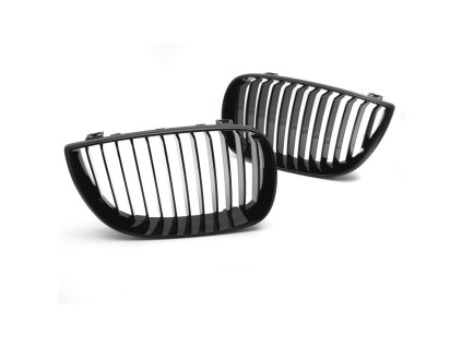 Přední maska BMW Série 1 E87 5d Hatchback (2004–2007) - lesklá, černá