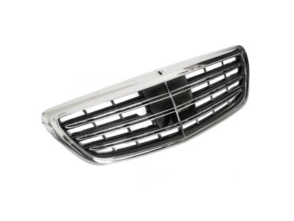 Přední maska Mercedes S-CLASS W222(2013 - 2017) - černá, chromová