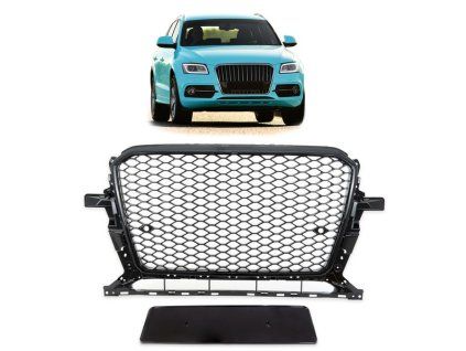 Přední maska AUDI Q5 (2012–2017) - lesklá, černá