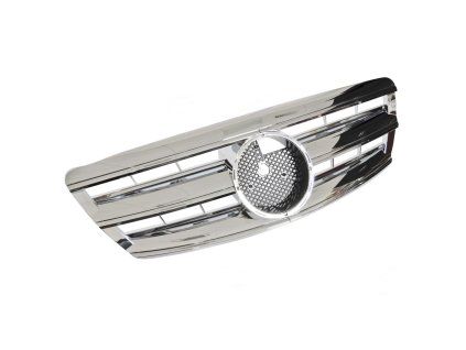 Přední maska Mercedes W220 (2002–2005) - chromová