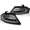 Přední světla,AUDI A4 B8 04.08-11 TRU DRL černé HID XENON