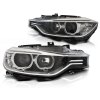 Přední světla BMW F30/F31 10.11 - 05.15 ANGEL EYES LED černé