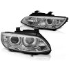 Přední světla xenon D1S 3D LED angel eyes Tuning Tec BMW E92 06-10 chromová
