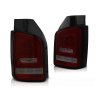LED BAR TAIL LIGHTS RED SMOKE SEQ fits VW T5 2010-2015