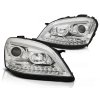 MERCEDES W164 ML M-KLASA 05-07 CHROME LED SEQ