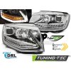 Přední světla s denním svícením LED VW T6 2015-2019 dynamický LED blinkr chromová