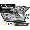 Přední světla AUDI TT 2006-2010  LED chromové 8J  AFS
