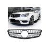 Přední maska Mercedes W204 C63 od 2007- černá chromová