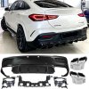 Difuzor zadního nárazníku MERCEDES C167 GLE COUPE 63 AMG 05/2019 LOOK CHROM