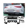 dyfuzor mercedes x257 c257 cls chrome 63 amg desig