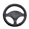 Kožený potah na volant – průměr 370–390 mm, černý