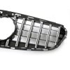 Přední maska Mercedes E-CLASS W212 (2013–2016) - černá, chromová, GT style